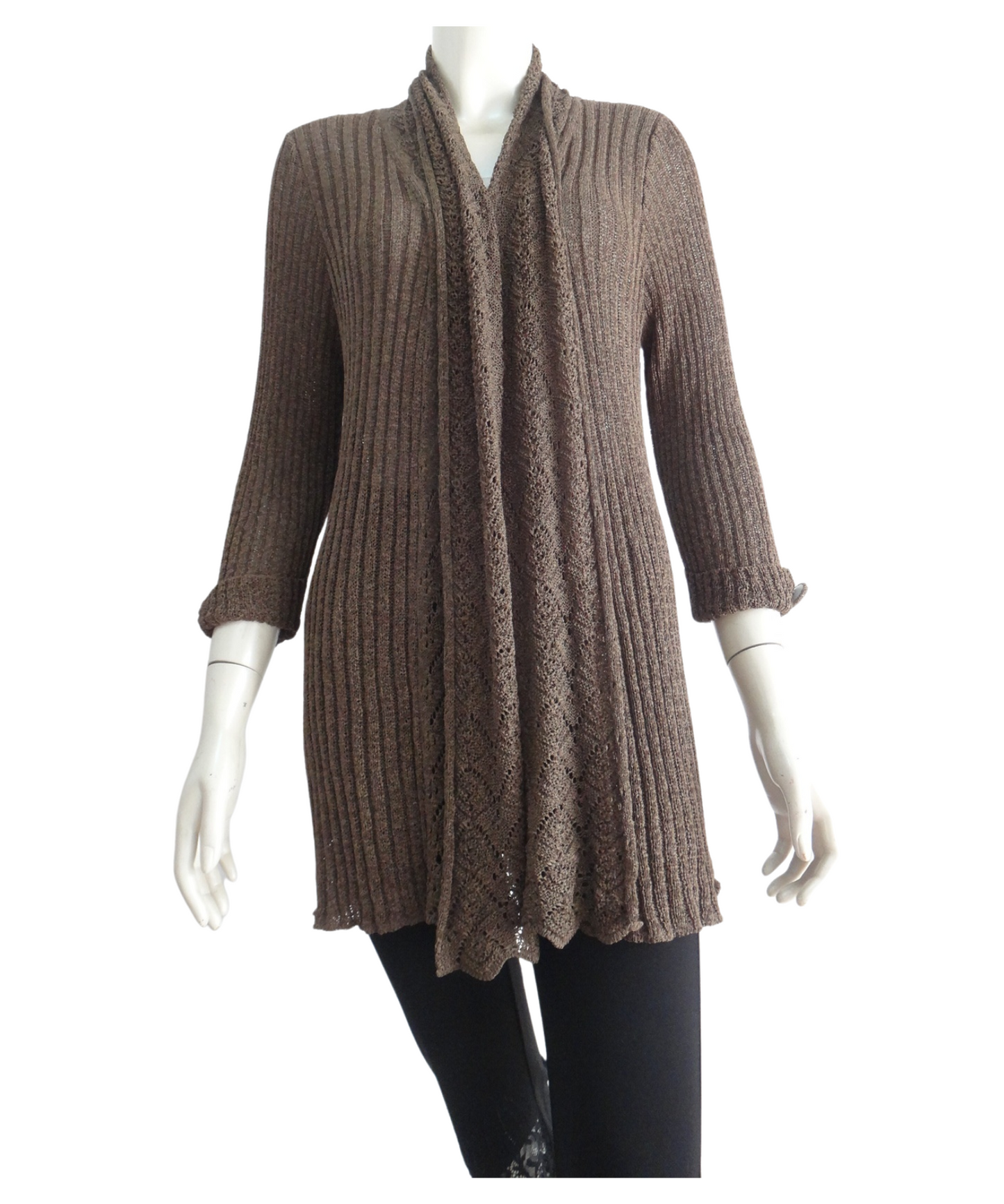 Women's Fashion Chunky Rib Cardigan (GGB-87143)