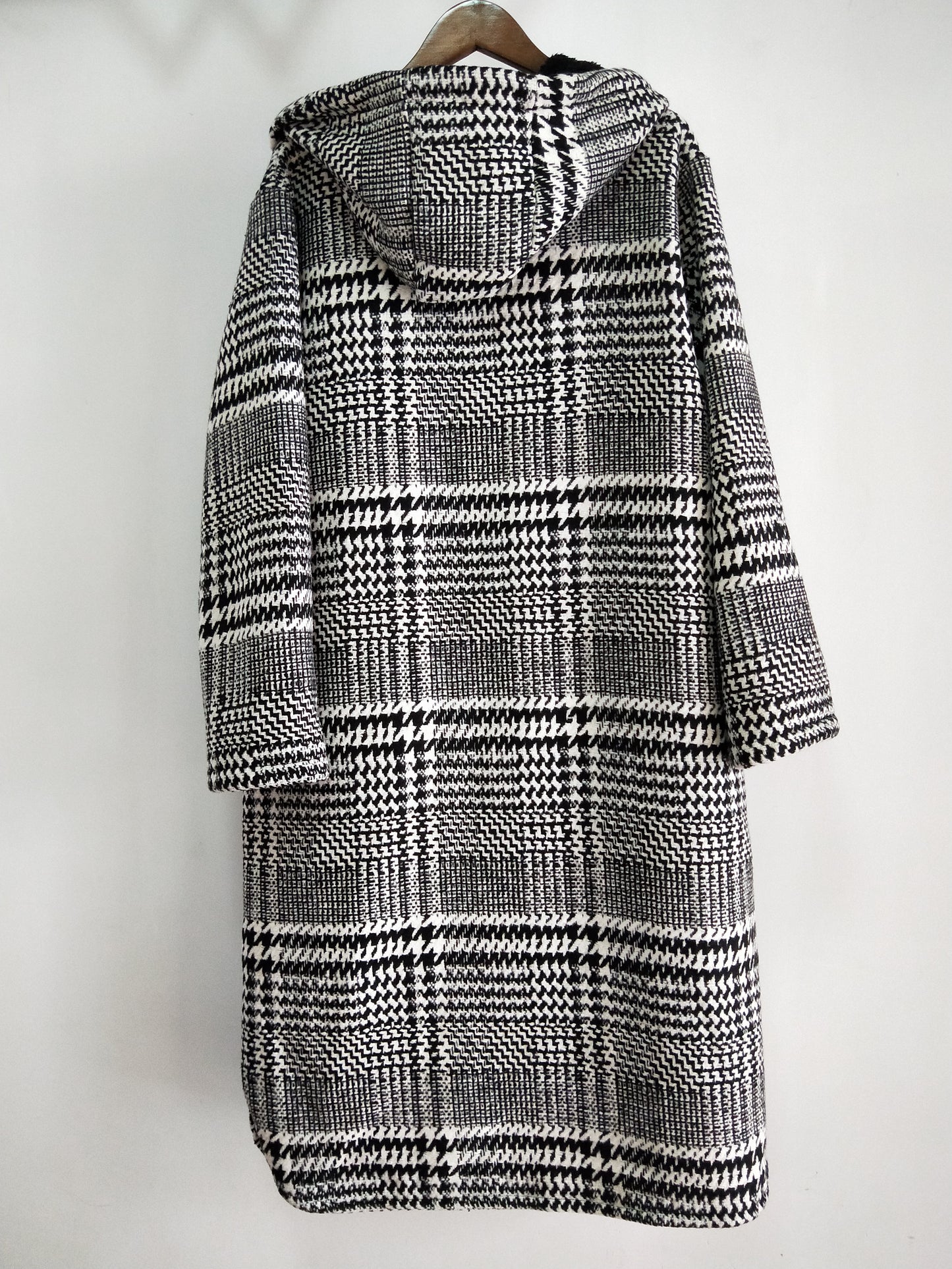 Woman's Plaid & Check Winter Coat (CCB-91253)