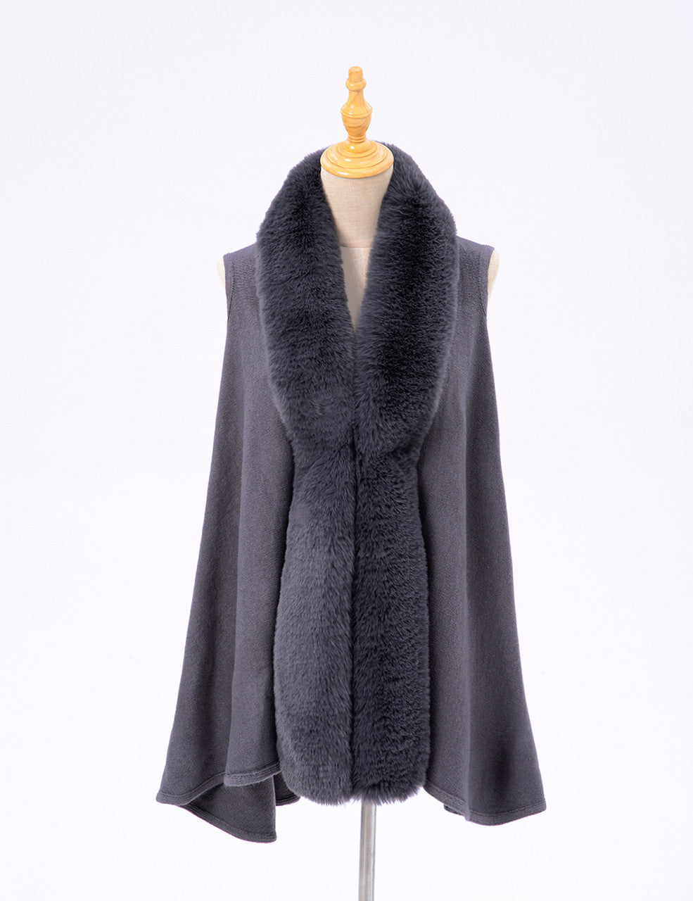 Faux Fur Vest (CT-150)