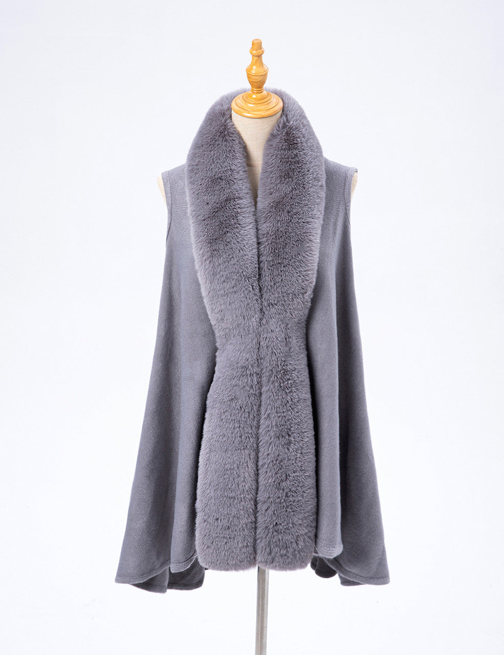 Faux Fur Vest (CT-150)