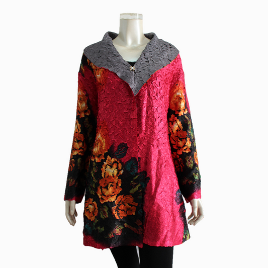 Women's Reversible floral printed shrug (GGB-14501)