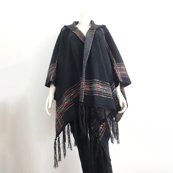 Women's Flowey Shrug with Fringes (GGB-87187)