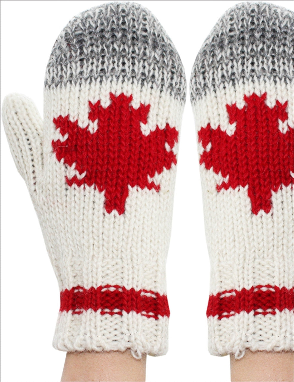 Women's Wool Knit Gloves (GL075)