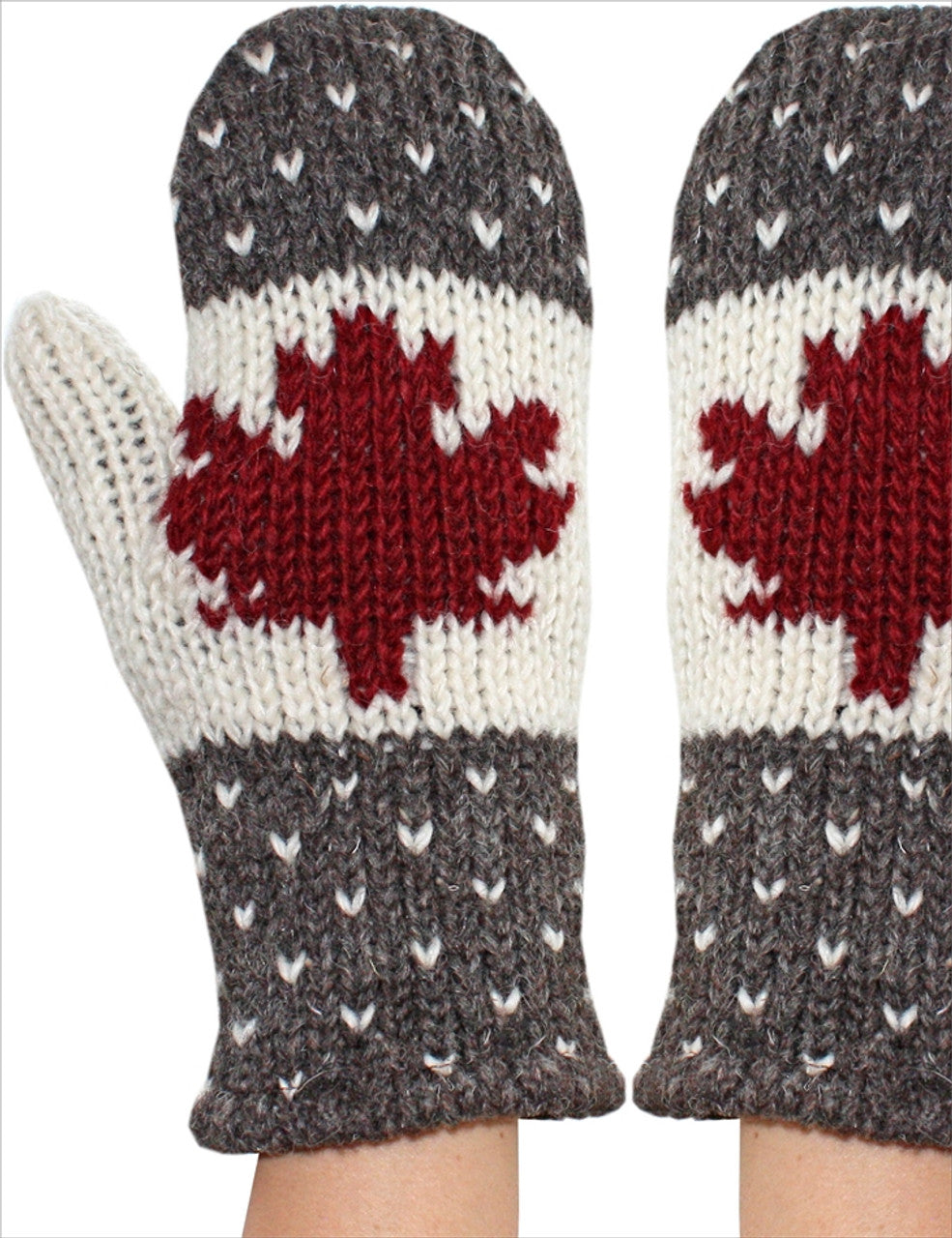 Women's Wool Knit Gloves (GL075)