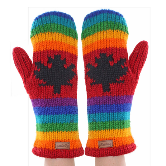 Women's Wool Knit Gloves (GL075)