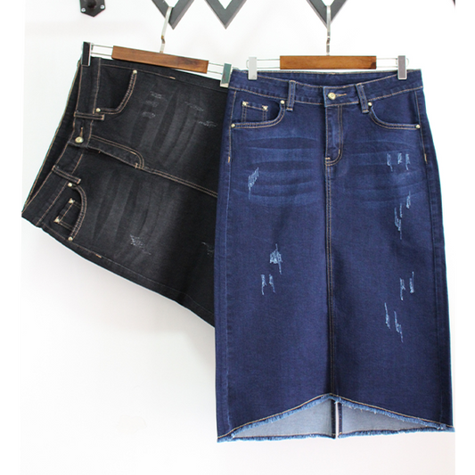 Ladies' Denim Skirt (SSB-97857)