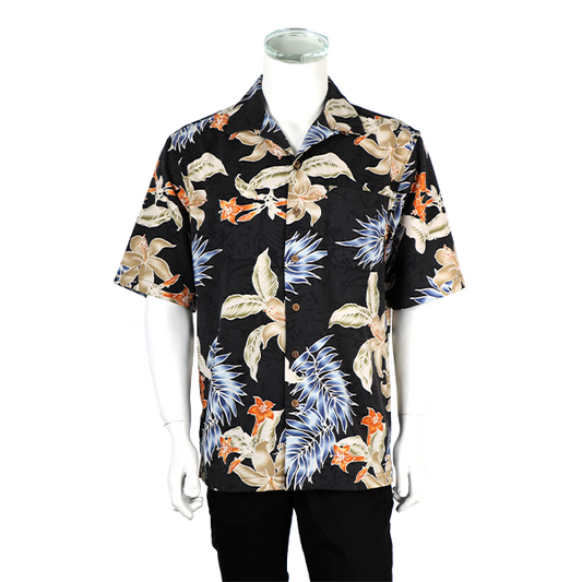 Men's Silk Shirt with Beautiful Patterns (SST-52398)