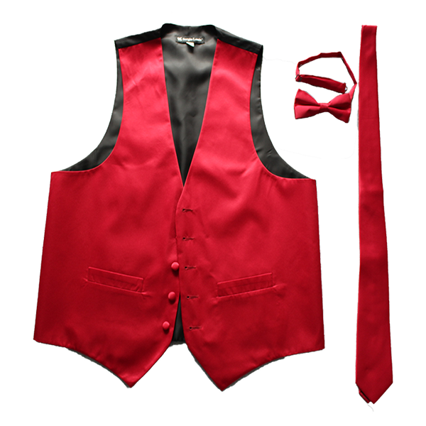 Satin Polyester Men's Formal Vest (VEST-006)