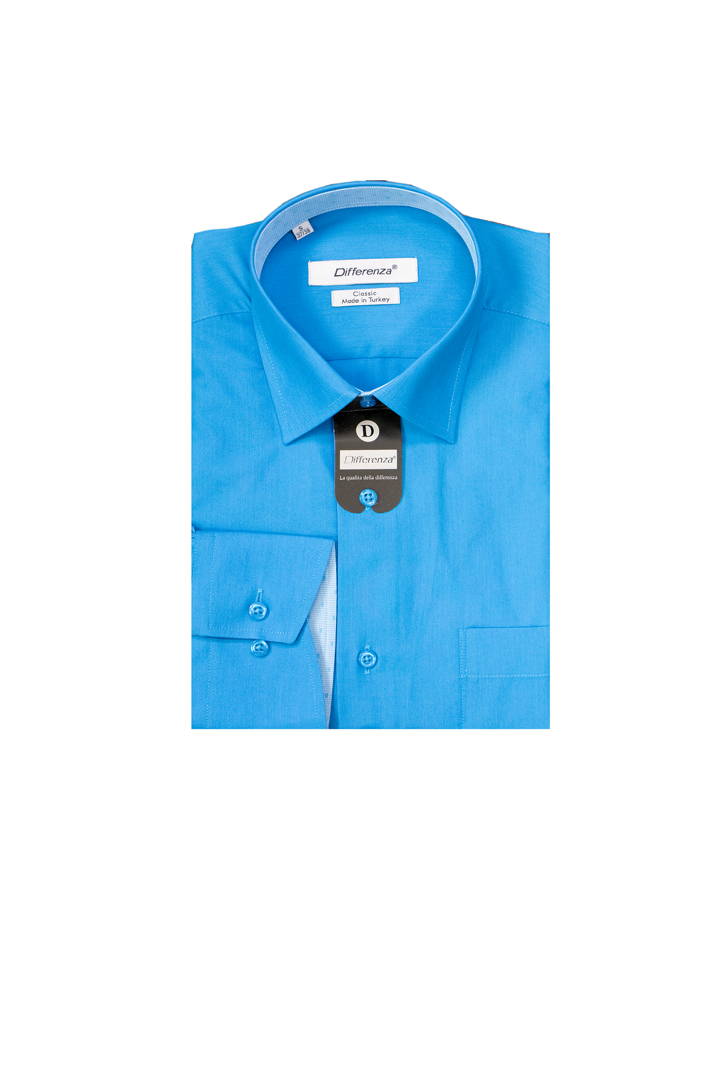 Men's Solid Shirt Made in Turkey Blue Series (DFA-31575)