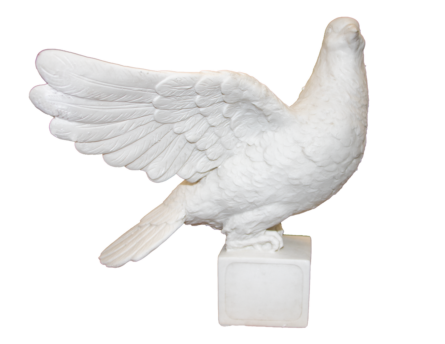 The Dreamed Dove Made of White Marble (M-2804)