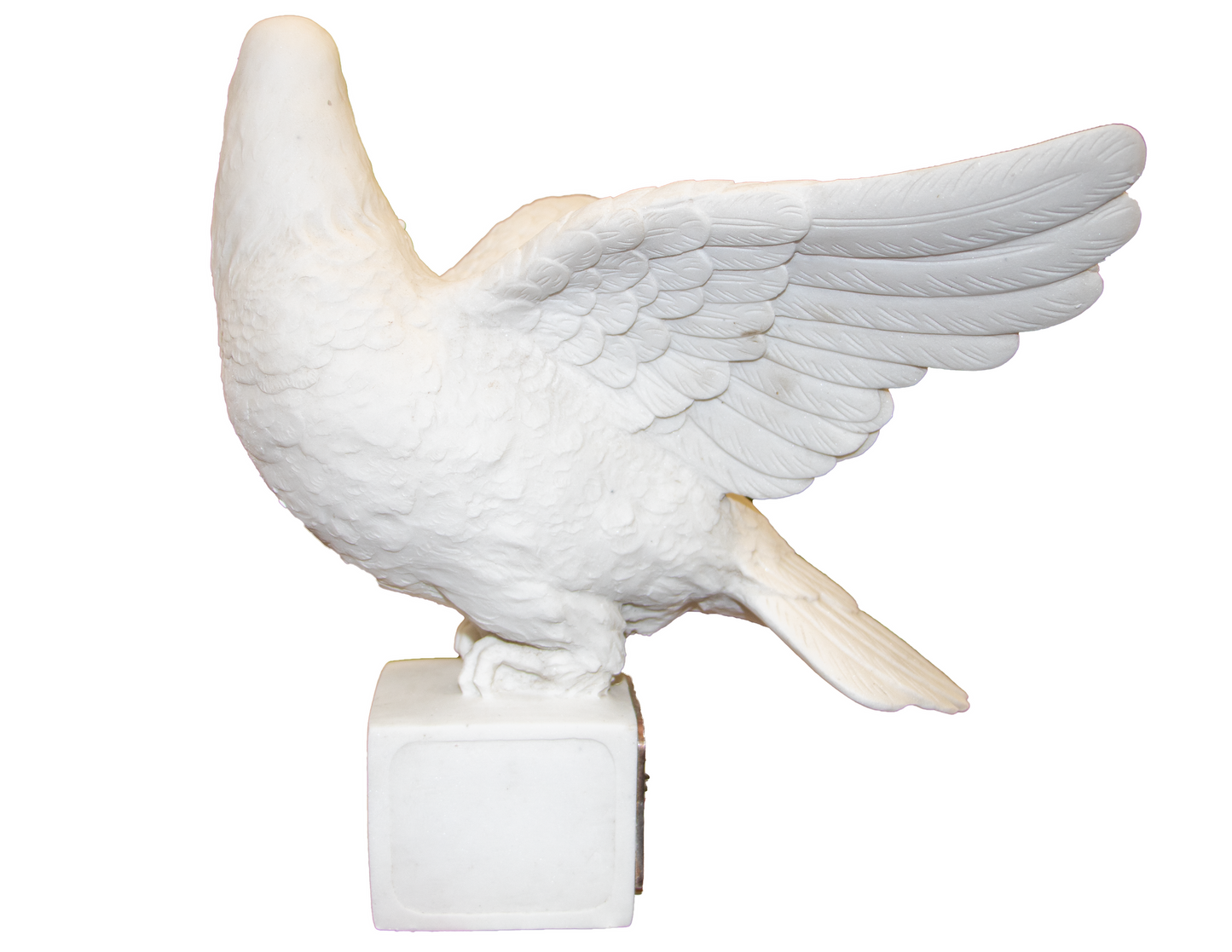 The Dreamed Dove Made of White Marble (M-2804)