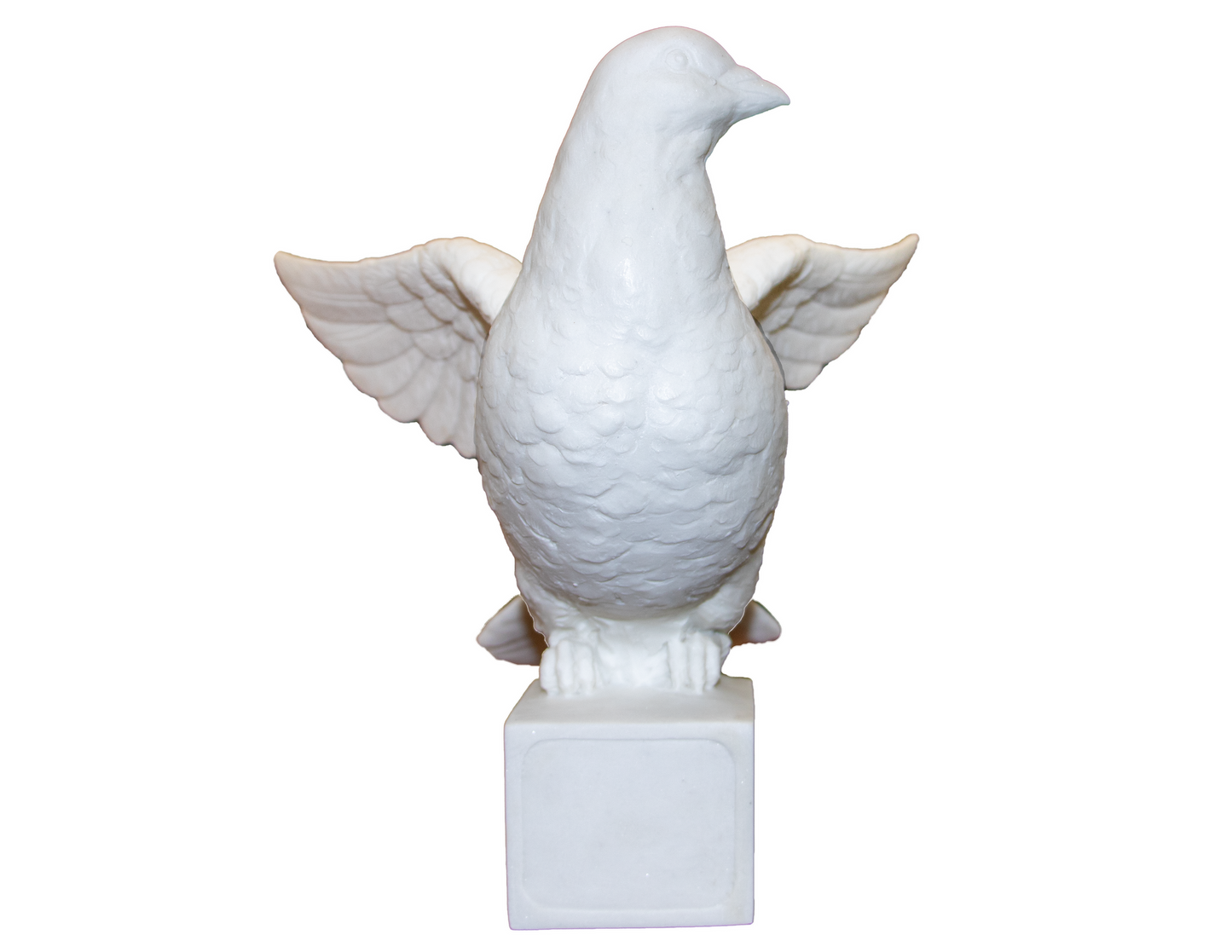 The Loved Dove Made of White Marble (M-2805)