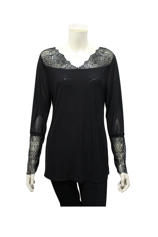 Women's V-neck top TTB-85824