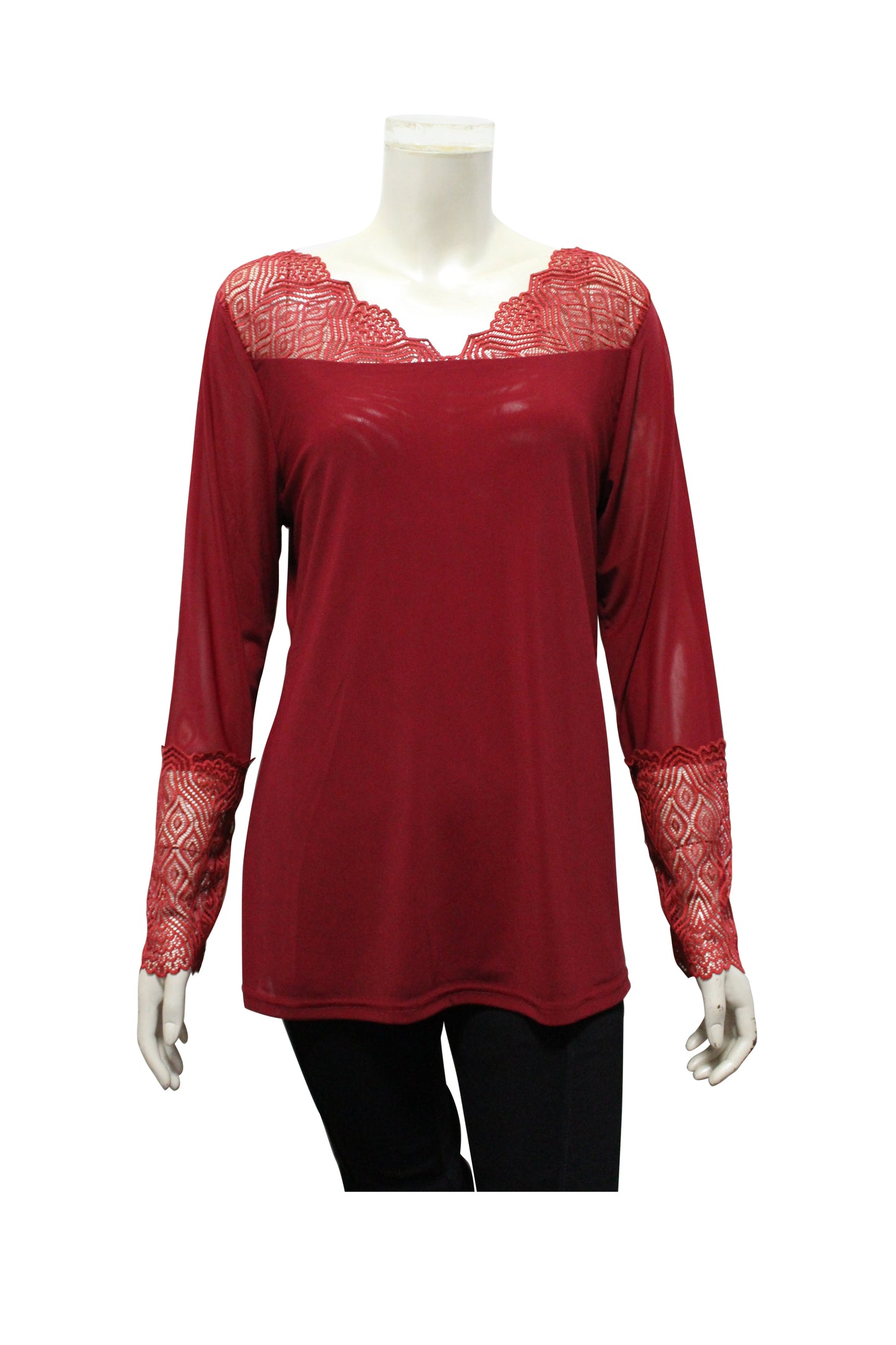 Women's V-neck top TTB-85824