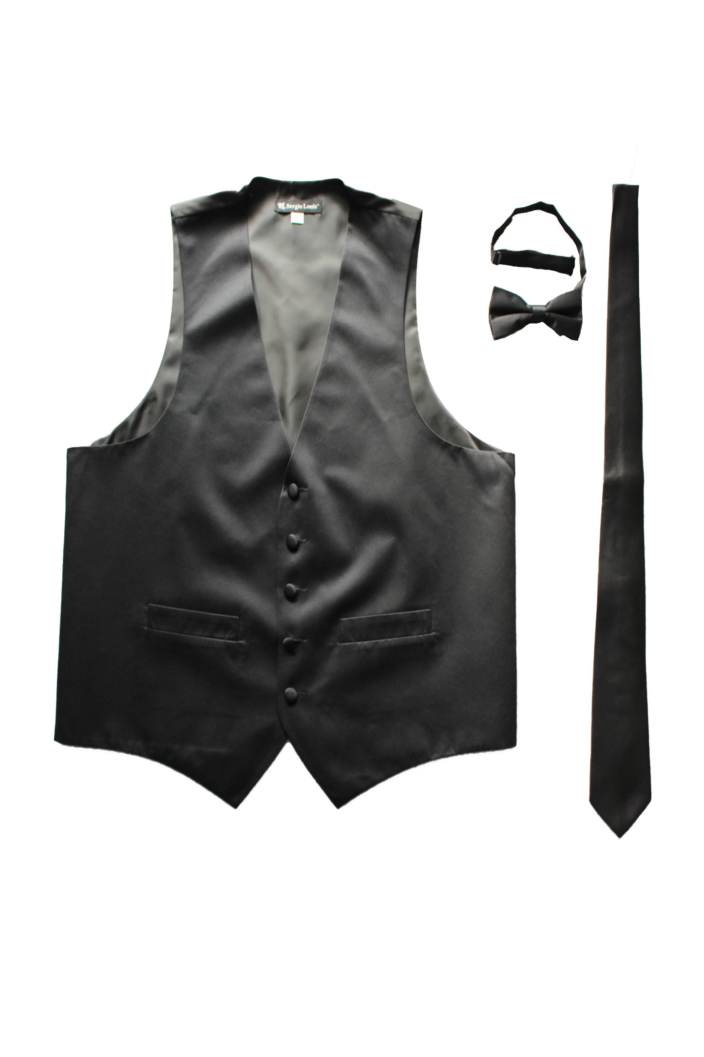 Satin Polyester Men's Formal Vest (VEST-006)